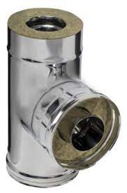 Тройник-сэндвич 90*, ф 150х220, Н+Оц, 1,0 мм/0,5 мм. (К)