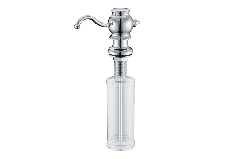 Дозатор для жидкого мыла врез под раков пласт хром 500мл 6282