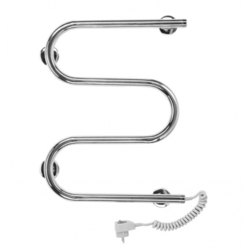 Терминус полотенцесушитель Электро М-обр 500*500 Змеевик 25ПС3